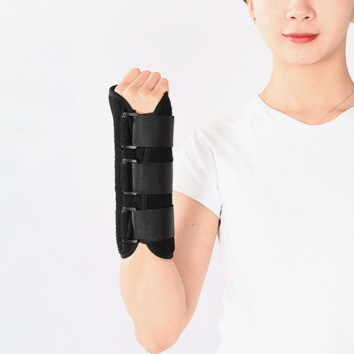 Crofta Wrist brace Carpal Tunnel with 3 Straps Wrist Splint Wrist Support Brace M Right