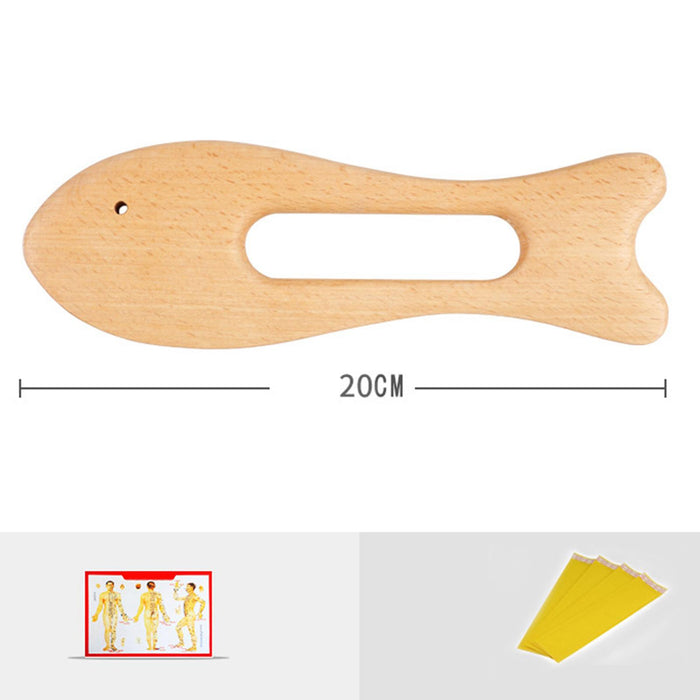 Crofta Wooden Gua Sha Tool Lightweight Portable Durable for Outdoor Health Care