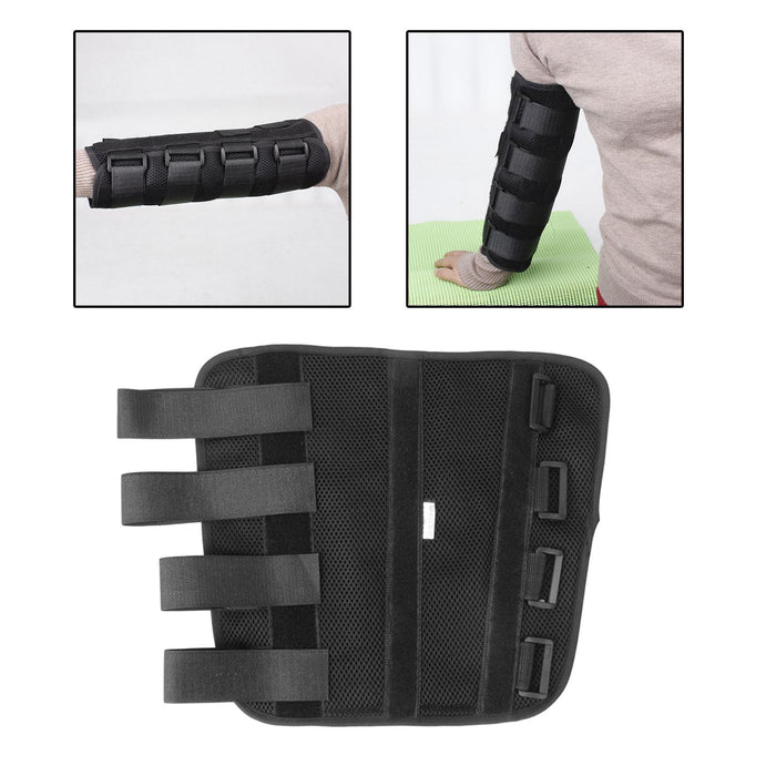 Crofta Winter Elbow Brace Webbing Lightweight Brace for Left Right Outdoor Adult L