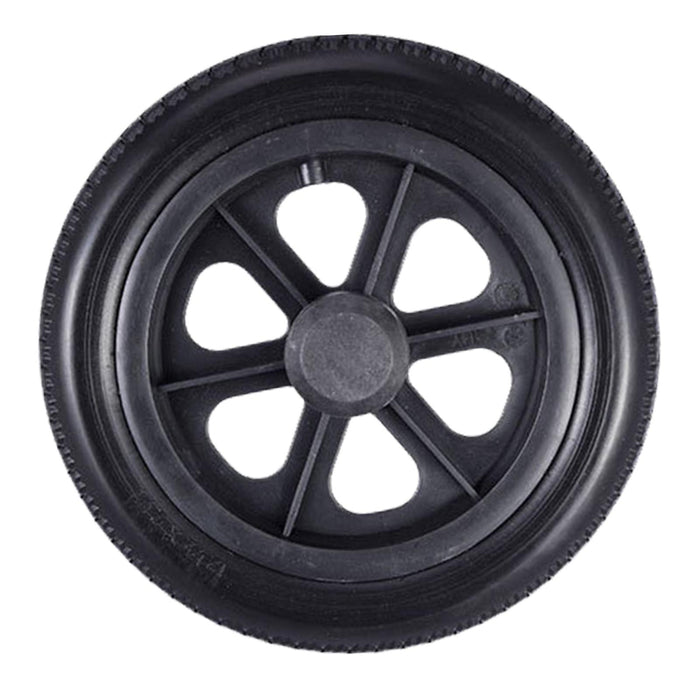 Crofta 12inch Wheelchair Replacement Rear Wheel for Wheelchairs Walkers Accessories Black