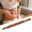 Crofta Wooden Massage Roller Sticks Body Sculpting Tools for Belly Waist Thigh Coffee