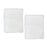 Crofta 2 Pack Wheelchair Soft Office Chair Universal Armrest Pads Arm Cushions White