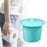 Crofta Portable Spittoon PP Plastic Lightweight Durable for Elderly Women Men Blue