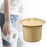 Crofta Portable Spittoon PP Plastic Lightweight Durable for Elderly Women Men Light Yellow