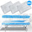 Crofta 100x Disposable Massage Table Sheets Breathable for Beauty Bed Esthetician