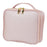 Crofta Makeup Cosmetic Bag Container Washable Organizer Portable PU for Jewelry Pink