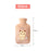 Crofta Plush Hot Water Bottle Thickened Leakproof PVC for Waist Travel Shoulders Brown 500ml