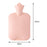 Crofta Hot Water Bottle Water Filling Medium Capacity Leakproof Hot Water Bag Pink