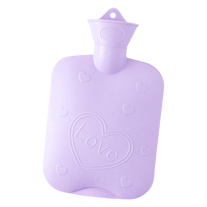 Crofta Hot Water Bottle Water Filling Medium Capacity Leakproof Hot Water Bag Violet