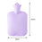 Crofta Hot Water Bottle Water Filling Medium Capacity Leakproof Hot Water Bag Violet