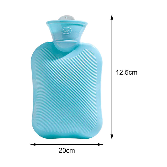 Crofta Hot Water Bag High Density PVC Anti Scalding Inner Tank for Winter Neck Blue