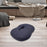 Crofta Sitting Donut Cushion Washable Cover Non Slip Memory Foam for Office Travel Navy Blue