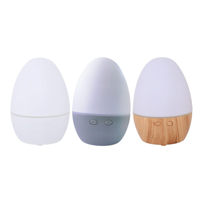 Crofta Mini Air Humidifier with Colorful Night Light Auto Shut Off for Bedroom White