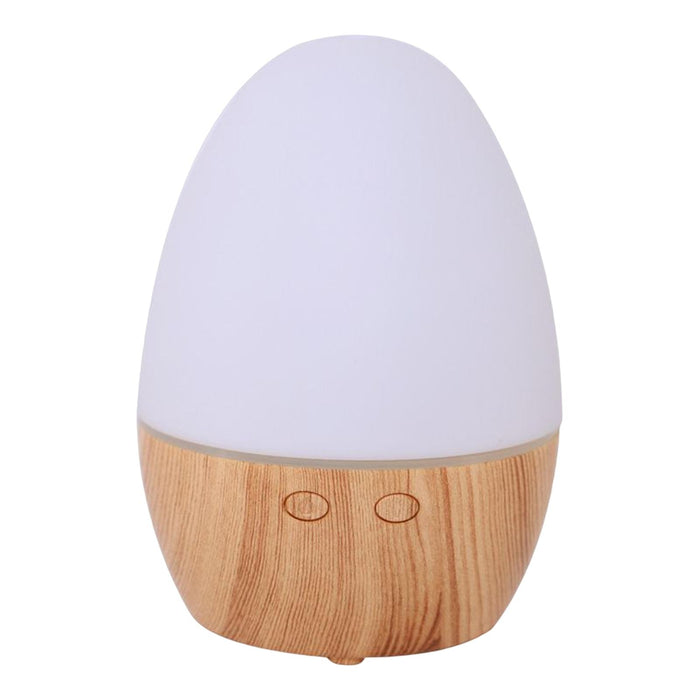 Crofta Mini Air Humidifier with Colorful Night Light Auto Shut Off for Bedroom Wooden