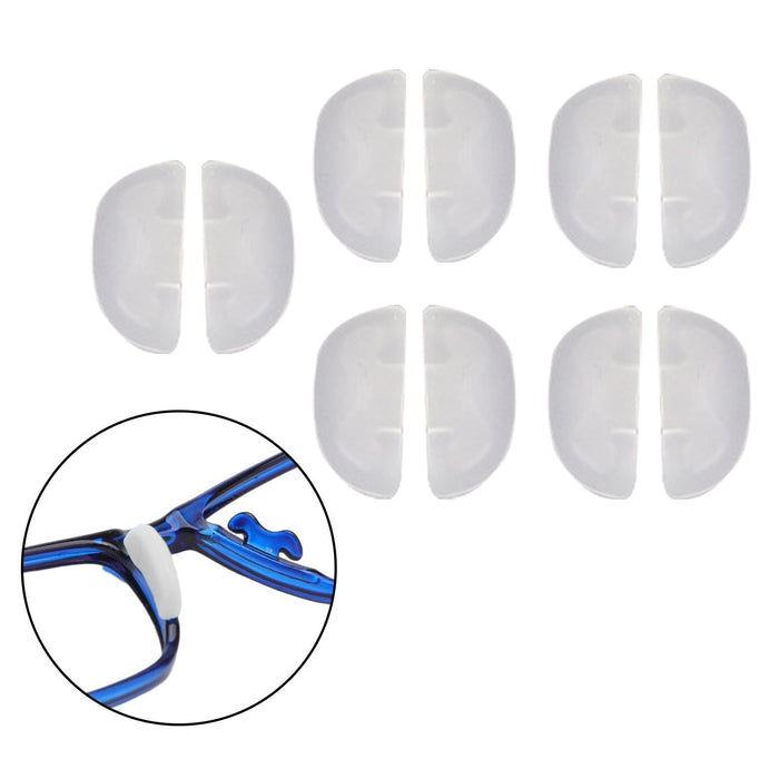 Crofta 10x Children Eyeglass Nose Pads Comfortable for Sunglasses Glasses White