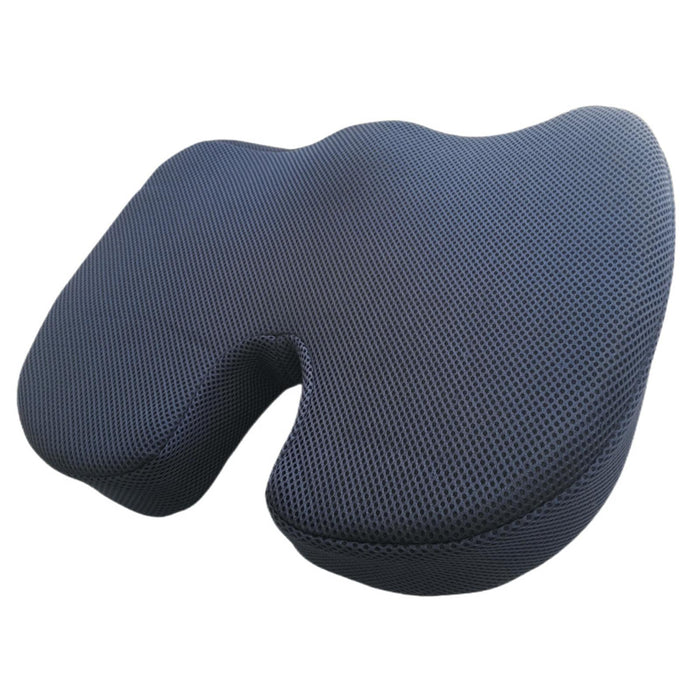 Crofta Seat Cushion Pillow Non Slip Memory Foam for Office Chair Home Blue