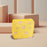 Crofta Women Girls Sanitary Napkin Storage Bag Lovely for School Earphones Cards Yellow Ice Cream