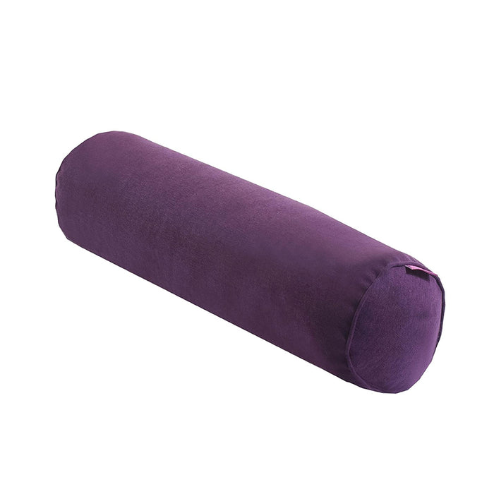 Crofta Round Neck Pillow Hollow Cotton Soft Comfortable for Office Vertebra Car Deep purple