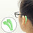 Crofta 2 Pieces Anti Slip Eyeglass Ear Grip Hook Comfortable for Kids and Adults Green