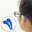 Crofta 2 Pieces Anti Slip Eyeglass Ear Grip Hook Comfortable for Kids and Adults Blue