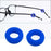 Crofta 2 Pieces Glasses Ear Grips Comfortable for Eyewear Sunglasses Kids Adults Blue