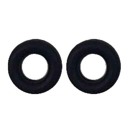 Crofta 2 Pieces Glasses Ear Grips Comfortable for Eyewear Sunglasses Kids Adults Black