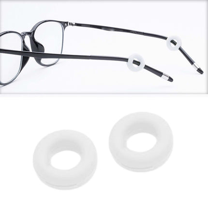 Crofta 2 Pieces Glasses Ear Grips Comfortable for Eyewear Sunglasses Kids Adults Clear