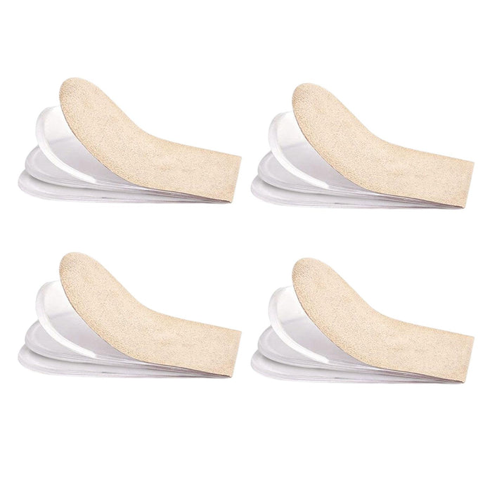 Crofta 1 Pair Heel Lift Inserts Shoe Heel Pads Shock Absorption for Boots Sandals S