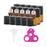 Crofta 15Pieces Rollerball Bottle Leakproof for Body Oils Perfume Storage Home 2ml