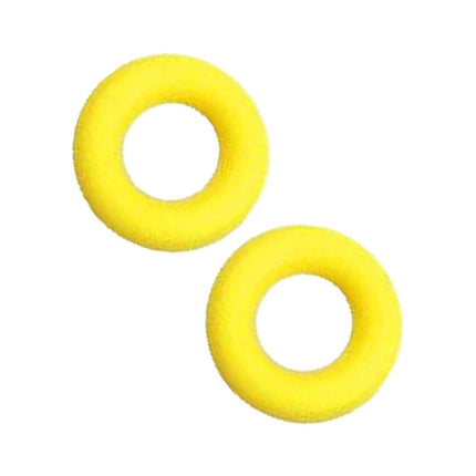 Crofta 2 Pieces Glasses Ear Grips Round Ear Clips for Eyewear Children Adults Yellow