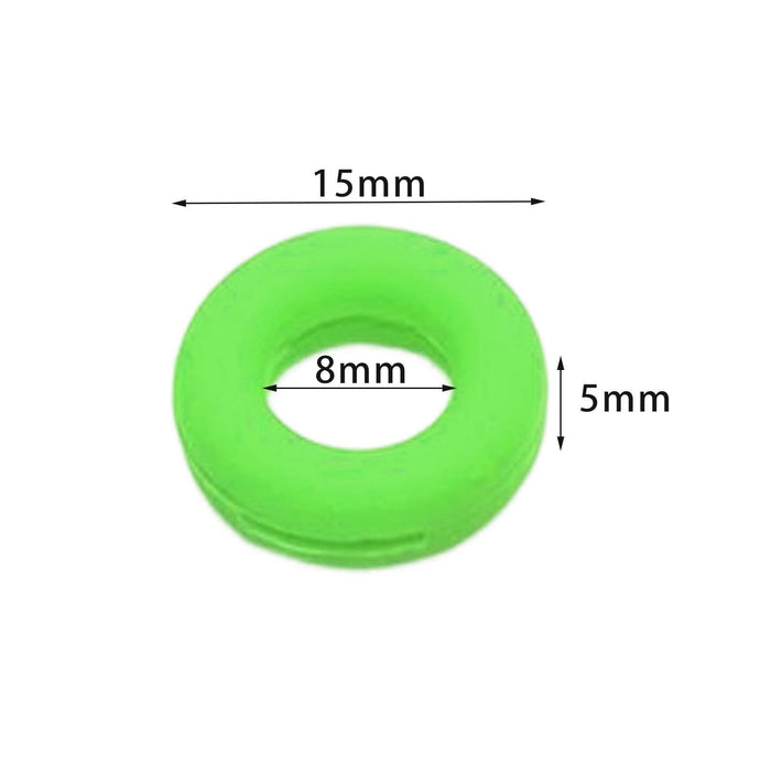 Crofta 2 Pieces Glasses Ear Grips Round Ear Clips for Eyewear Children Adults Green