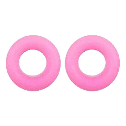 Crofta 2 Pieces Glasses Ear Grips Round Ear Clips for Eyewear Children Adults Pink