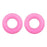 Crofta 2 Pieces Glasses Ear Grips Round Ear Clips for Eyewear Children Adults Pink