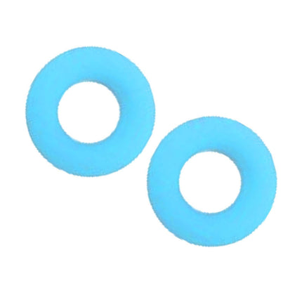 Crofta 2 Pieces Glasses Ear Grips Round Ear Clips for Eyewear Children Adults Blue