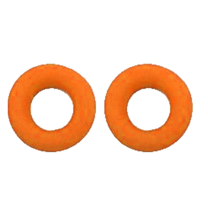 Crofta 2 Pieces Glasses Ear Grips Round Ear Clips for Eyewear Children Adults Orange