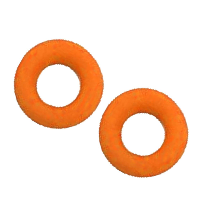 Crofta 2 Pieces Glasses Ear Grips Round Ear Clips for Eyewear Children Adults Orange