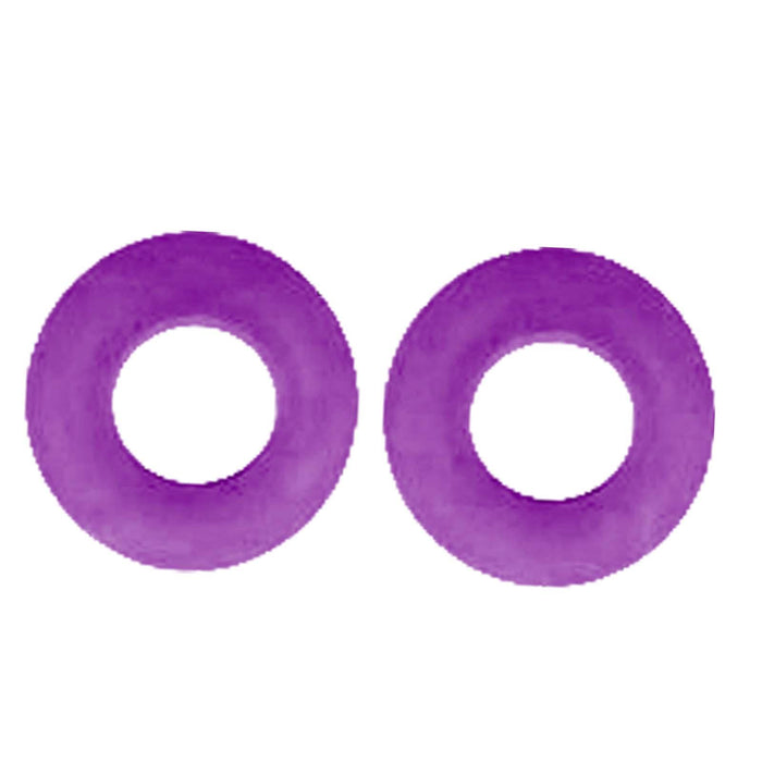 Crofta 2 Pieces Glasses Ear Grips Round Ear Clips for Eyewear Children Adults Purple