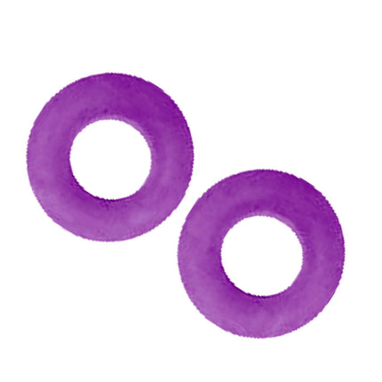 Crofta 2 Pieces Glasses Ear Grips Round Ear Clips for Eyewear Children Adults Purple