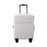 Crofta Carry On Luggage with Wheels USB Charging Port for Business 24inch White