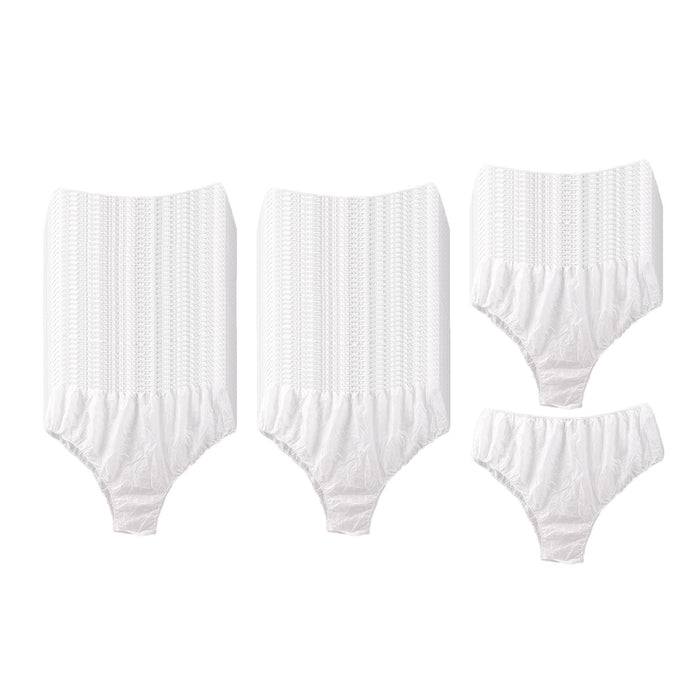 Crofta 100x Briefs Adjustable Breathable Single Layer Handy for Salon Hotel SPA White