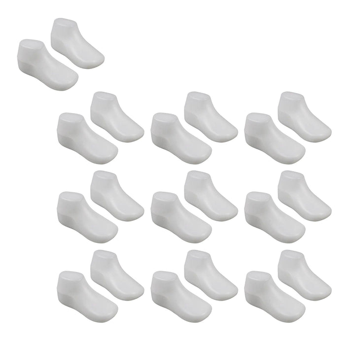 Crofta 10 Pair Baby Foot Model Baby Shoe Stretcher Toddler Booties Shaper Stand 10cm