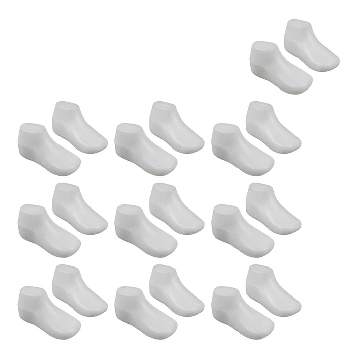 Crofta 10 Pair Baby Foot Model Baby Shoe Stretcher Toddler Booties Shaper Stand 10cm