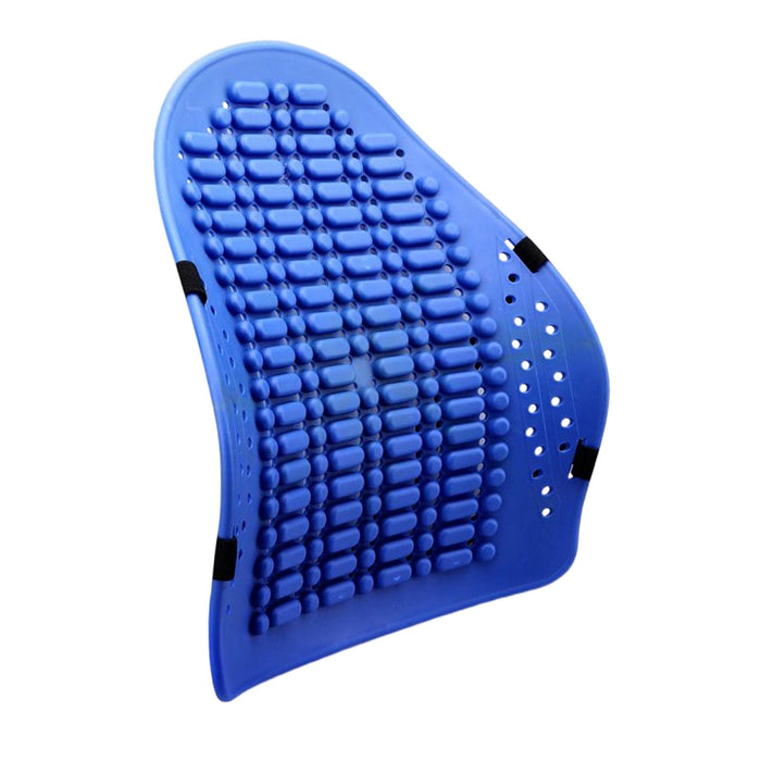 Crofta Comfortable Car Back Cushion Adjustable for Office Chairs Car Seat recliner Blue Style A