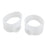 Crofta 1 Pair Silicone Magnetic Toe Rings Soft Reduce Body Fat High Elastic