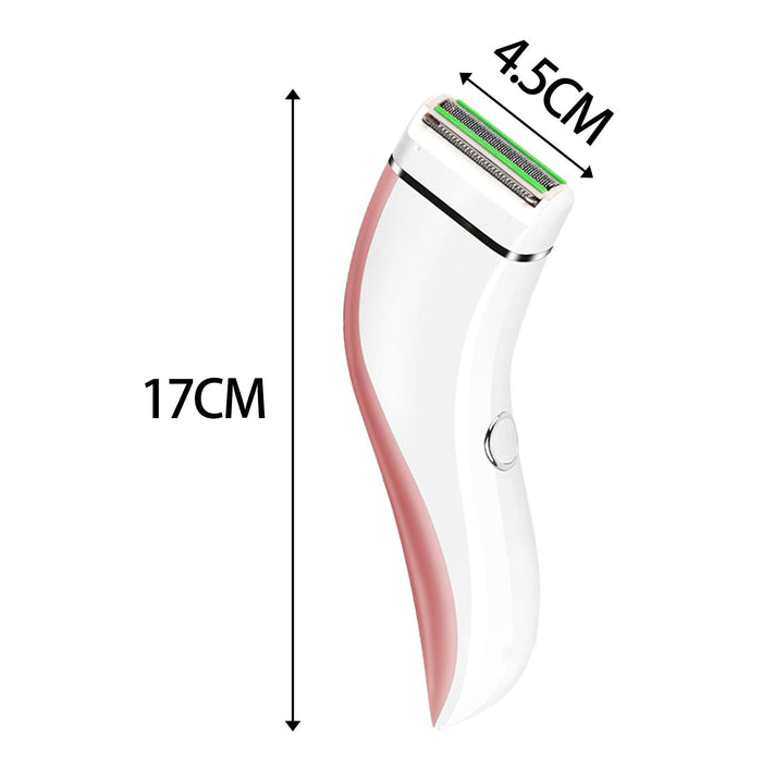 Crofta Women Electric Shaver Rechargeable Hair Removal Razor for Face Underarm Back