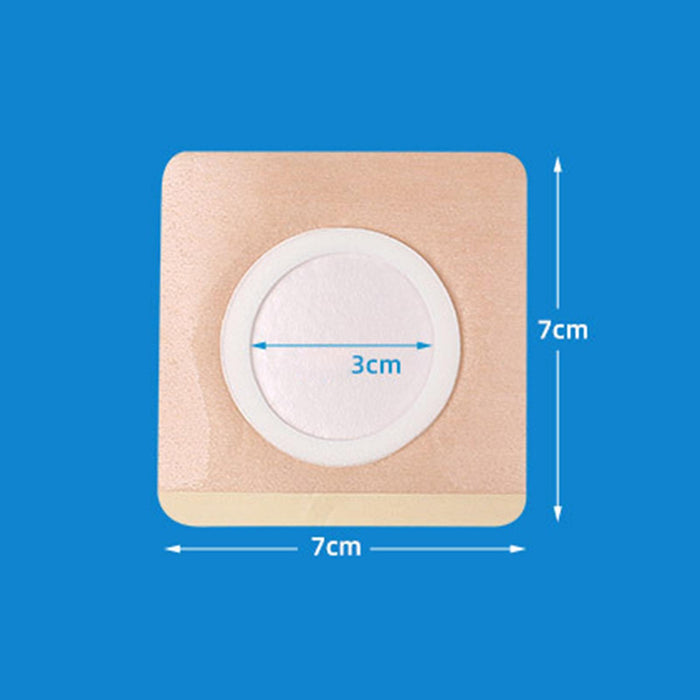 Crofta 100x Blank Navel Stickers Anti Flatulence Navel Patch for Abdominal Feet Arm Square