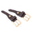 Crofta 2 Pieces Bag Strap Fastener Buckle Adjustable Bag Shoulder Strap Pin Buckles Brown