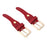 Crofta 2 Pieces Bag Strap Fastener Buckle Adjustable Bag Shoulder Strap Pin Buckles Red