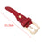 Crofta 2 Pieces Bag Strap Fastener Buckle Adjustable Bag Shoulder Strap Pin Buckles Red