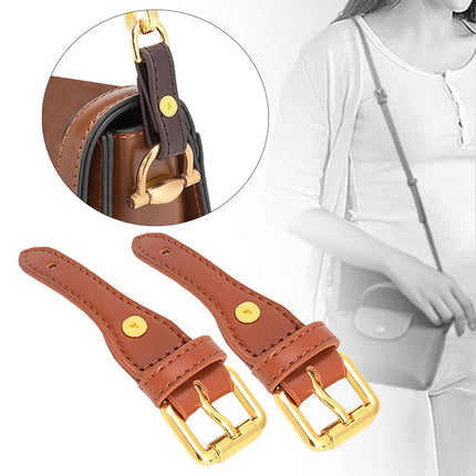 Crofta 2 Pieces Bag Strap Fastener Buckle Adjustable Bag Shoulder Strap Pin Buckles Orange